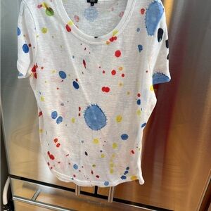 Colorful Polka Dot Women's Jersey Top